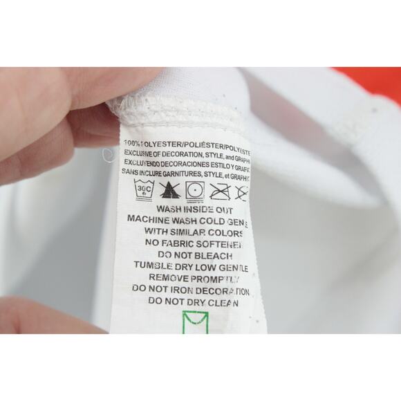 Denver Broncos Polo Shirt Men's Large NFL Team Apparel TX3 Cool Polyester White - Picture 6 of 8